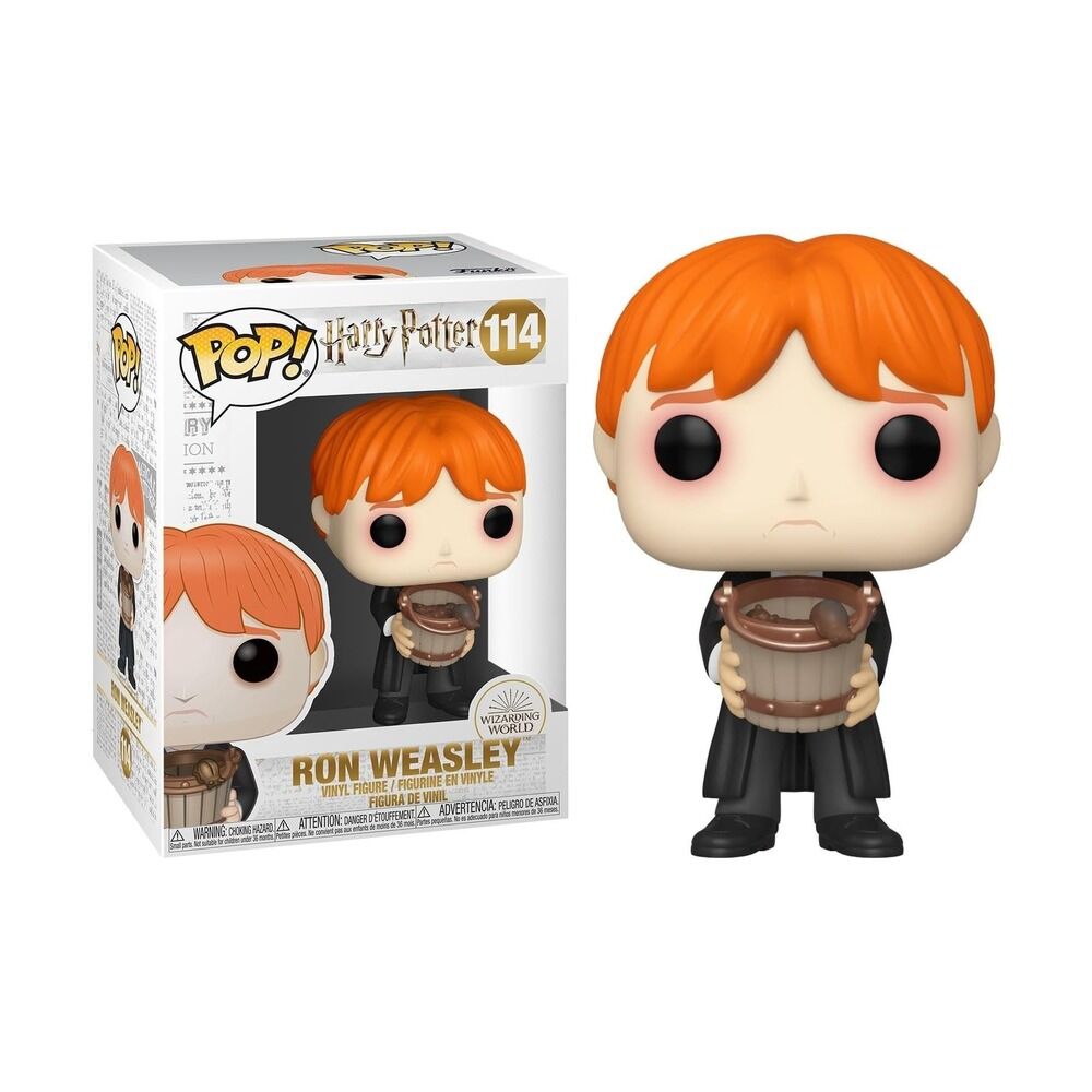 FUNKO POP! HARRY POTTER - RON VOMITANDO BABOSAS CON CUBO
