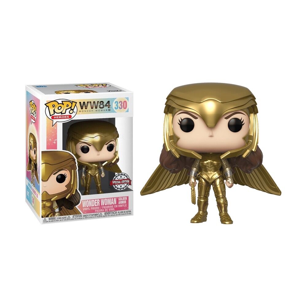 FUNKO POP! HEROES DC WONDER WOMAN 1984 - ARMADURA DORADA EXCLUSIVO