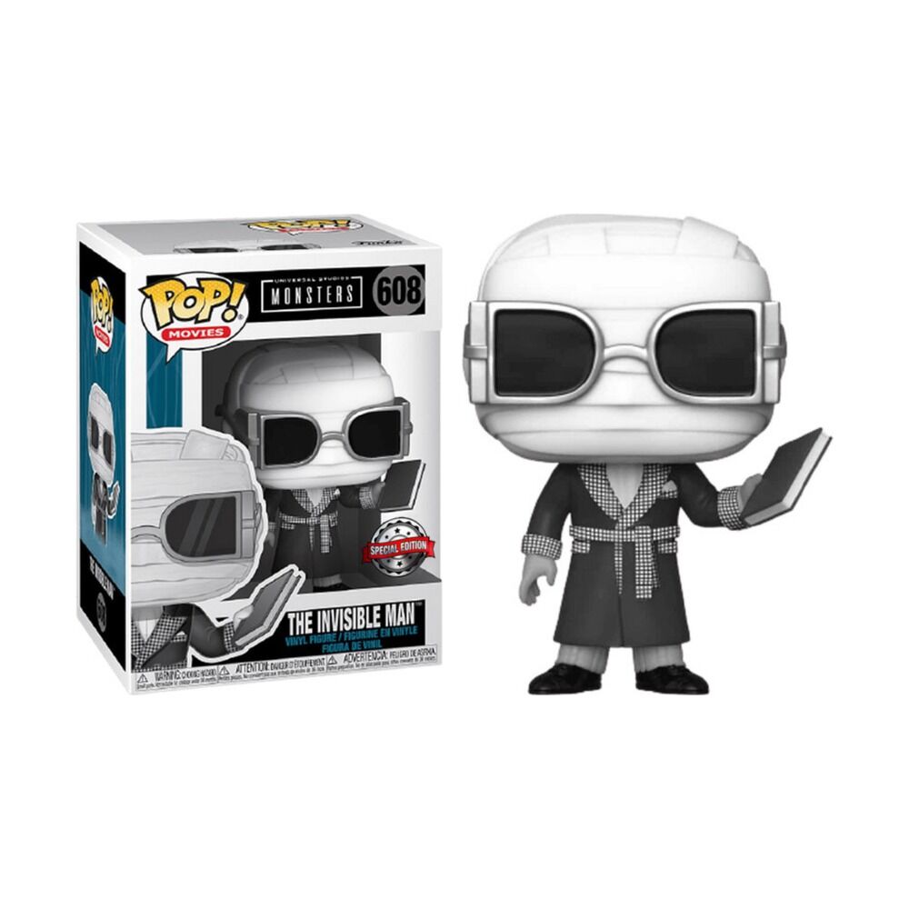 FUNKO POP! MONSTRUOS DE UNIVERSAL - EL HOMBRE INVISIBLE EXCLUSIVO