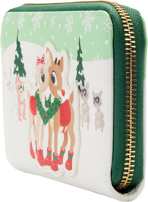 FUNKO LOUNGEFLY RUDOLPH, EL RENO DE LA NARIZ ROJA - CARTERA RUDOLPH CON PAREJA