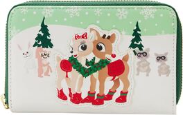 FUNKO LOUNGEFLY RUDOLPH, EL RENO DE LA NARIZ ROJA - CARTERA RUDOLPH CON PAREJA