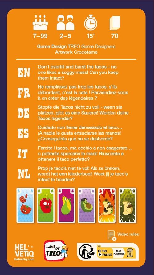 TACO LOCO - JUEGO DE CARTAS