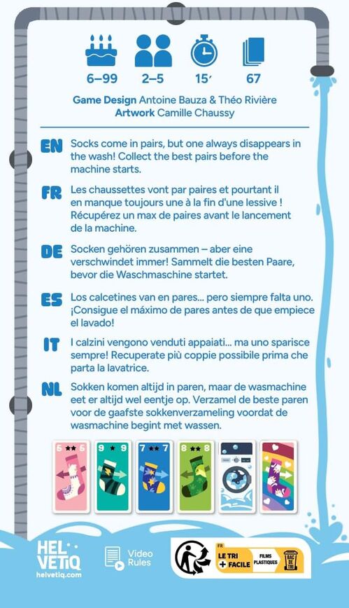 OH MY SOCKS! - JUEGO DE CARTAS