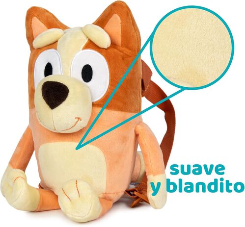 MOCHILA PELUCHE BLUEY - BINGO 35 CM
