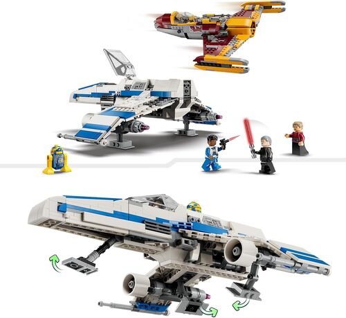 LEGO STAR WARS - ALA-E DE LA NUEVA REPÚBLICA VS. CAZA ESTELAR DE SHIN HATI