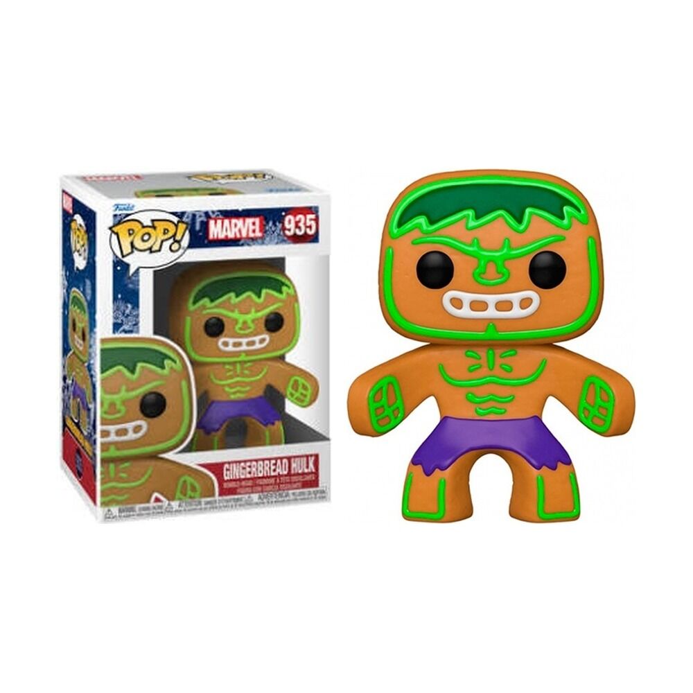 FUNKO POP! MARVEL: NAVIDAD - HULK DE JENGIBRE