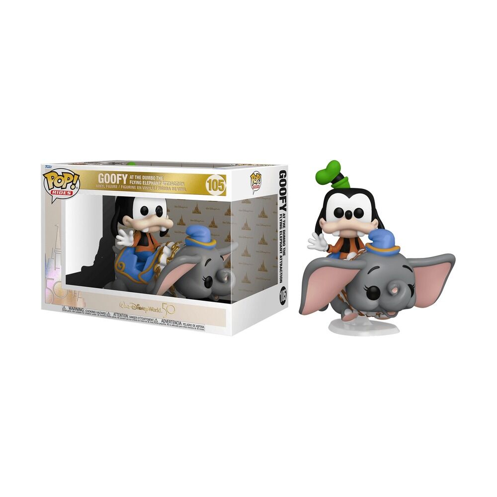 FUNKO POP! RIDES DISNEY WORLD 50 ANIVERSARIO - GOOFY (ATRACCIÓN DE DUMBO)