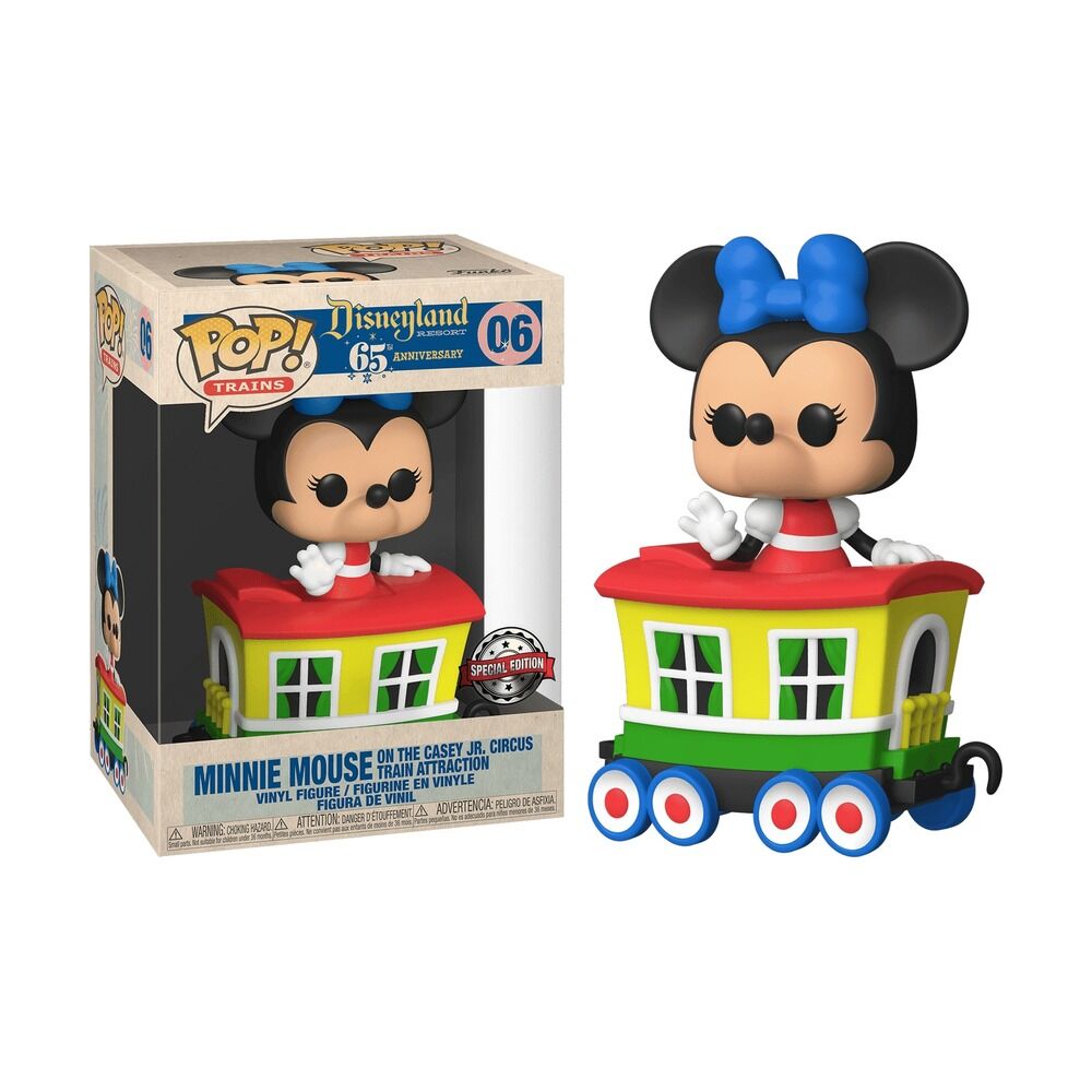 FUNKO POP! DISNEY: DISNEYLAND 65 ANIVERSARIO - MINNIE EN LA ATRACCIÓN DEL TREN CASEY JR. EXCLUSIVO