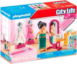 PLAYMOBIL - SET DE REGALO TIENDA DE MODA FESTIVA