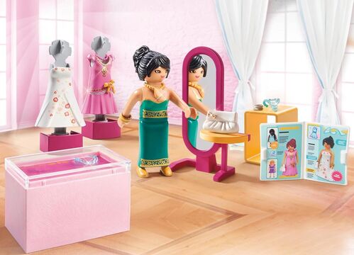 PLAYMOBIL - SET DE REGALO TIENDA DE MODA FESTIVA