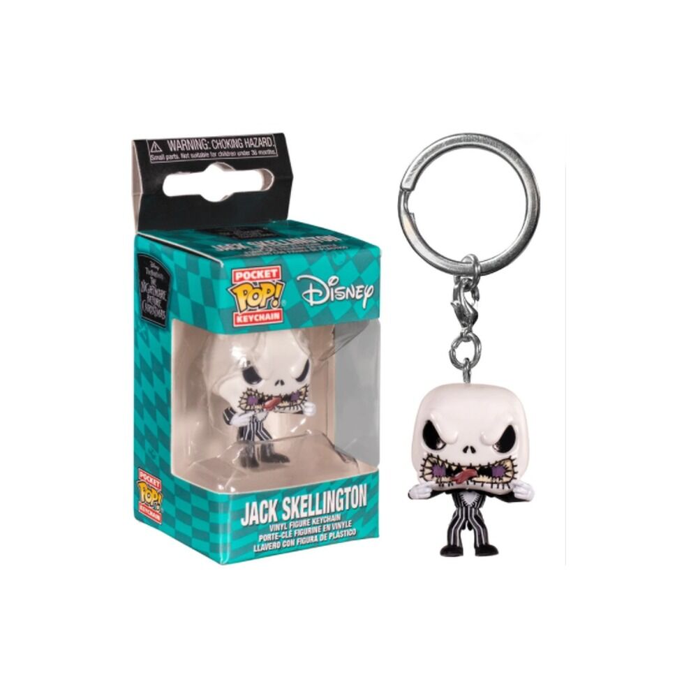 FUNKO POCKET POP! KEYCHAIN LLAVERO DISNEY: PESADILLA ANTES DE NAVIDAD - JACK SKELLINGTON (CARA ATERRADORA)