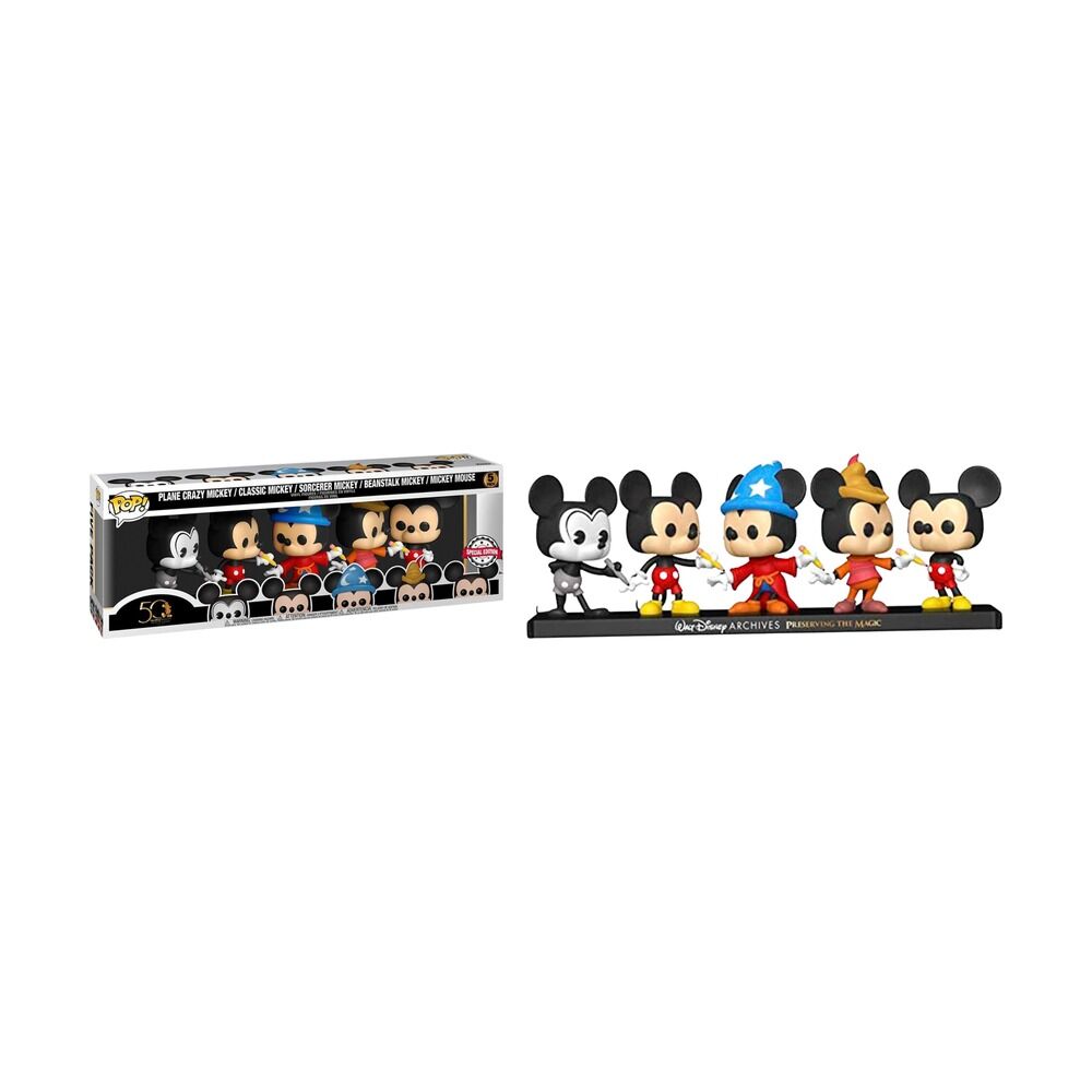 FUNKO POP! DISNEY ARCHIVES 50TH - 5-PACK MICKEY MOUSE EXCLUSIVO
