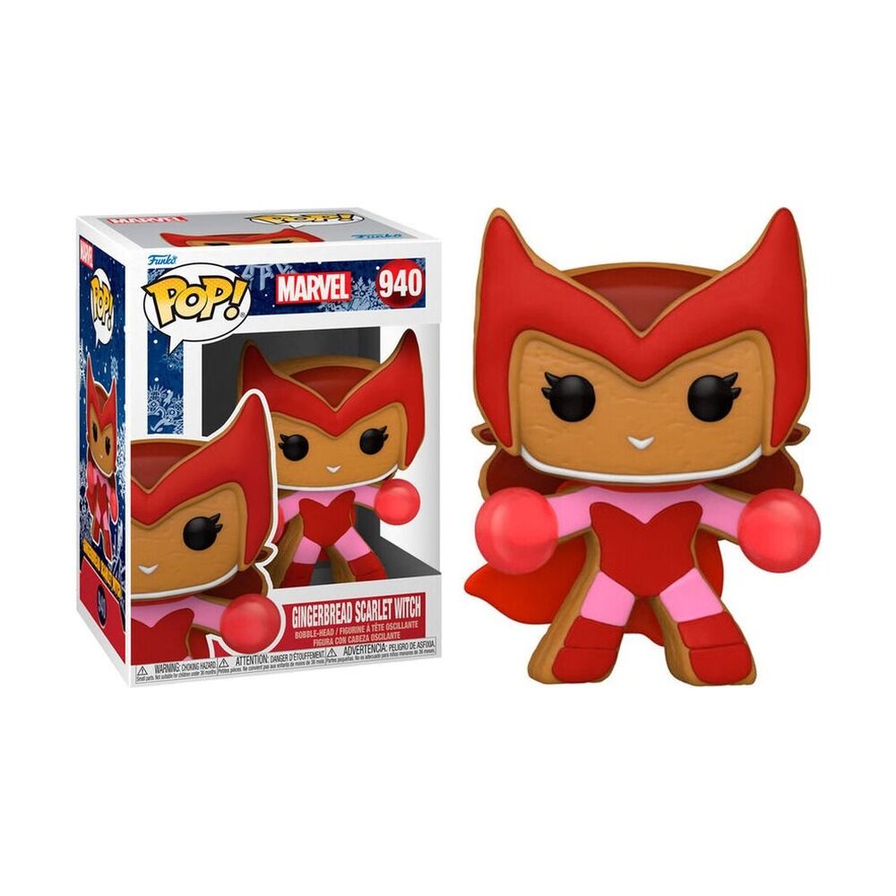 FUNKO POP! MARVEL: NAVIDAD - BRUJA ESCARLATA (VERSIÓN DE PAN DE JENGIBRE)