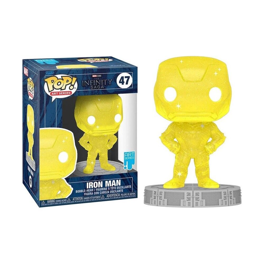 FUNKO POP! MARVEL STUDIOS: LA SAGA DEL INFINITO - IRON MAN + CAJA PROTECTORA