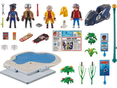 PLAYMOBIL - REGRESO AL FUTURO PARTE II: PERSECUCIÓN EN MONOPATÍN