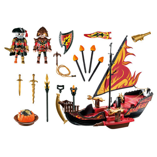 PLAYMOBIL - NOVELMORE: BARCO DE LOS BANDIDOS DE BURNHAM