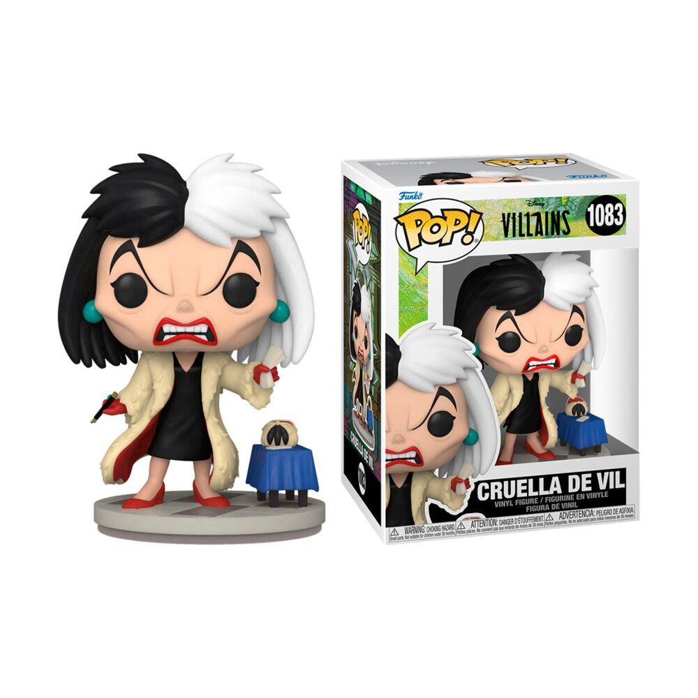 FUNKO POP! DISNEY VILLANOS - CRUELLA DE VIL