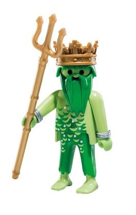 PLAYMOBIL - DIOS NEPTUNO - SOBRE SORPRESA SERIE 7 NIÑOS