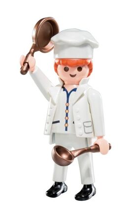 PLAYMOBIL - COCINERO - SOBRE SORPRESA SERIE 7 NIÑOS