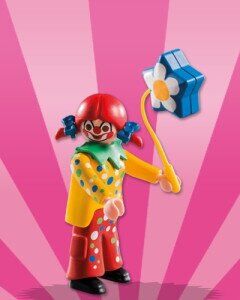 PLAYMOBIL 5597-11 SOBRE SORPRESA SERIE 8 NIÑAS - PAYASA