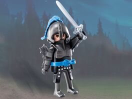 CABALLERO NEGRO - PLAYMOBIL - SOBRE SORPRESA SERIE 10 CHICOS