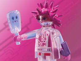 PLAYMOBIL 6841-12 SOBRE SORPRESA SERIE 10 NIÑAS - ROBOT ROSA