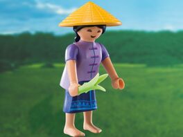 PLAYMOBIL 6841-9 SOBRE SORPRESA SERIE 10 NIÑAS - RECOLECTORA DE ARROZ