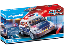 PLAYMOBIL - COCHE DE POLICÍA CON LUCES Y SONIDO