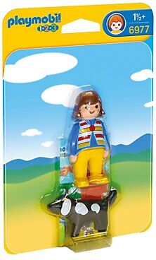 PLAYMOBIL - 1.2.3. MUJER CON PERRO