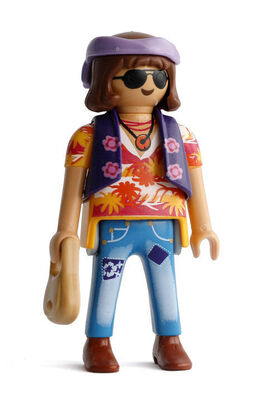 PLAYMOBIL 70025-2 SOBRE SORPRESA SERIE 15 NIÑOS - HIPPIE