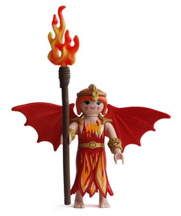 REINA DE LOS DRAGONES - PLAYMOBIL 70026-10 SOBRE SORPRESA SERIE 15 NIÑAS