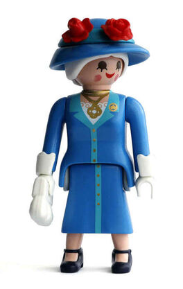 REINA DE INGLATERRA - PLAYMOBIL 70026-2 SOBRE SORPRESA SERIE 15 NIÑAS