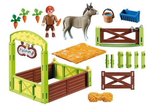 PLAYMOBIL 70120 Establo Trasqui y Señor Zanahoria