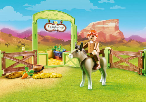 PLAYMOBIL 70120 Establo Trasqui y Señor Zanahoria