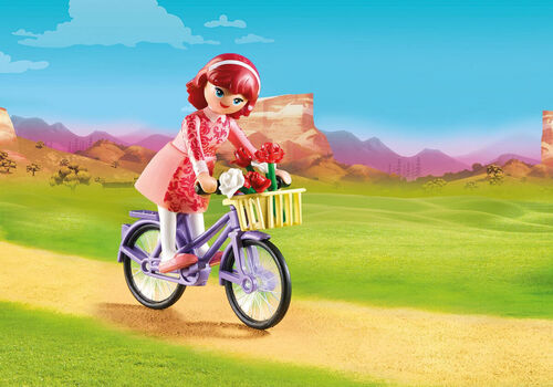 PLAYMOBIL 70124 Maricela con Bicicleta