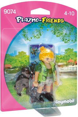 PLAYMOBIL ® 9074 CUIDADORA CON BEBÉ GORILA